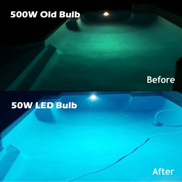 50W 12V LED Poo Light Bulb