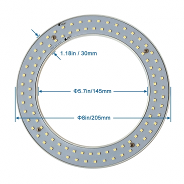 8 Inch 2700K T9 LED Circline Light Bulb