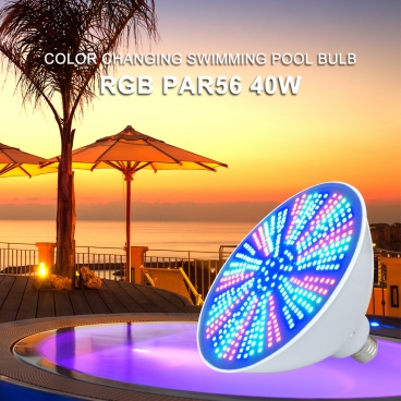 40W 12V Color Changing LED Pool Light for Inground Swimming Pool