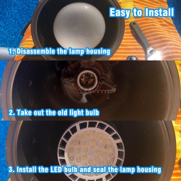 50W 12V LED Poo Light Bulb